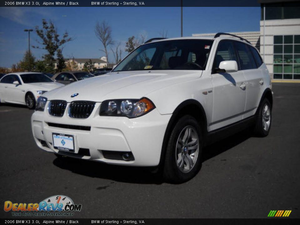 2006 BMW X3 3.0i Alpine White / Black Photo #1
