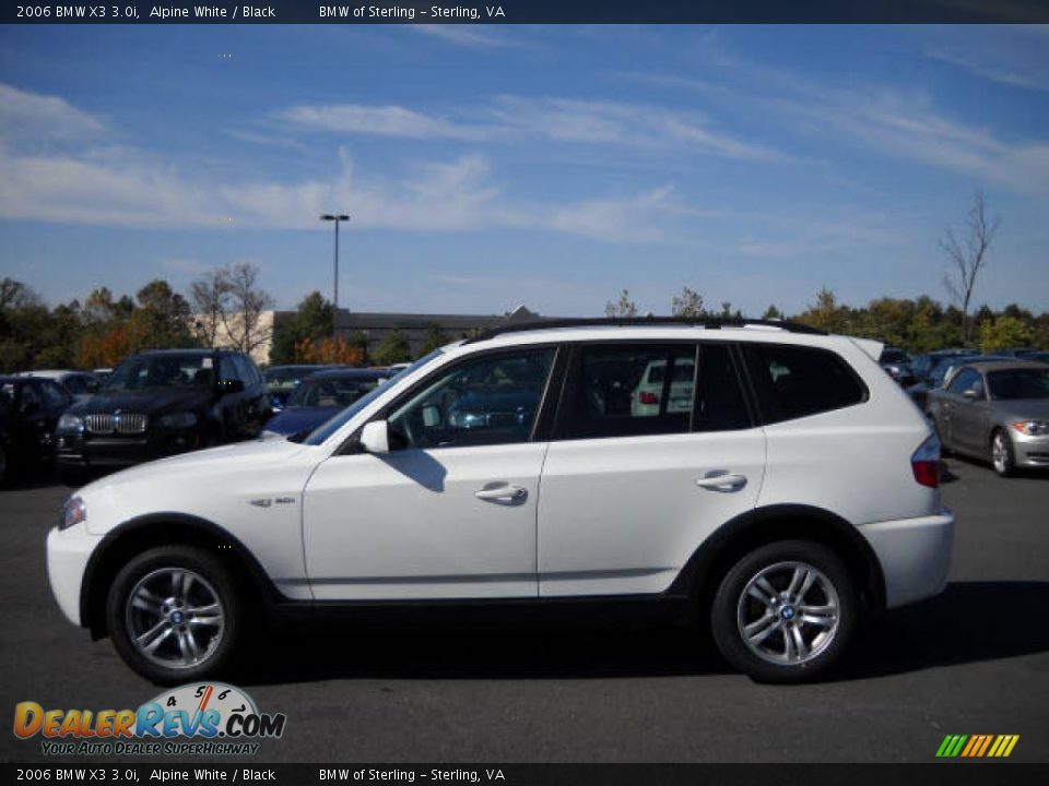 2006 BMW X3 3.0i Alpine White / Black Photo #2