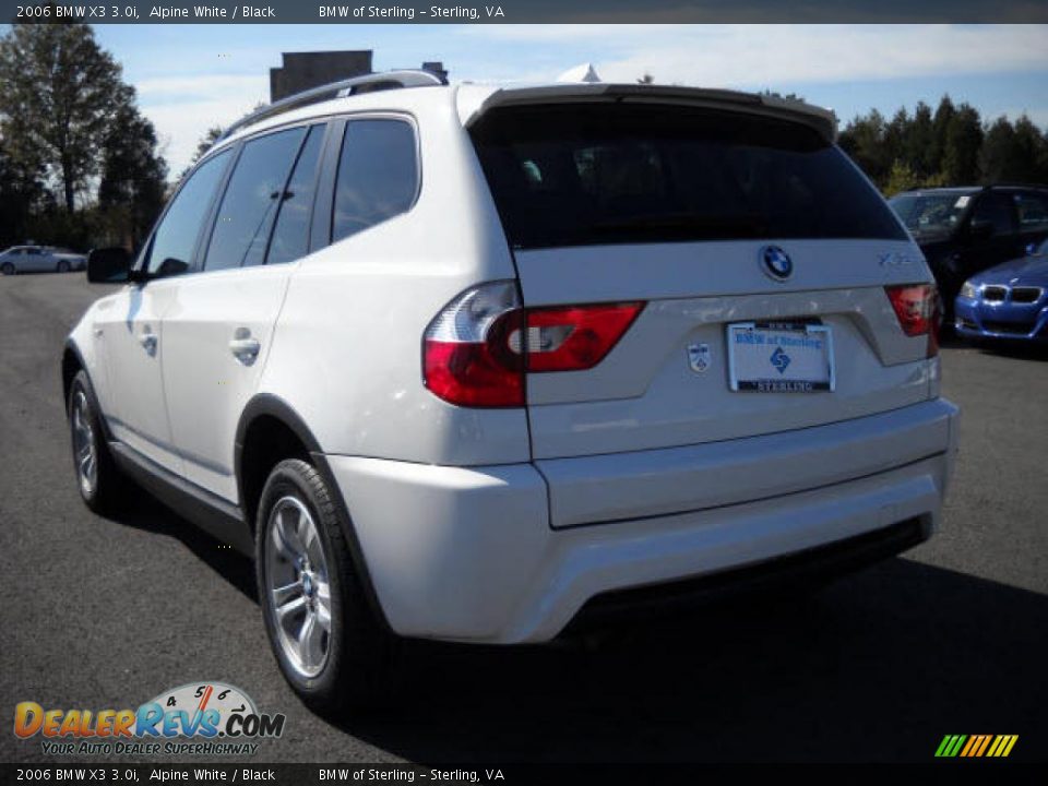 2006 BMW X3 3.0i Alpine White / Black Photo #3