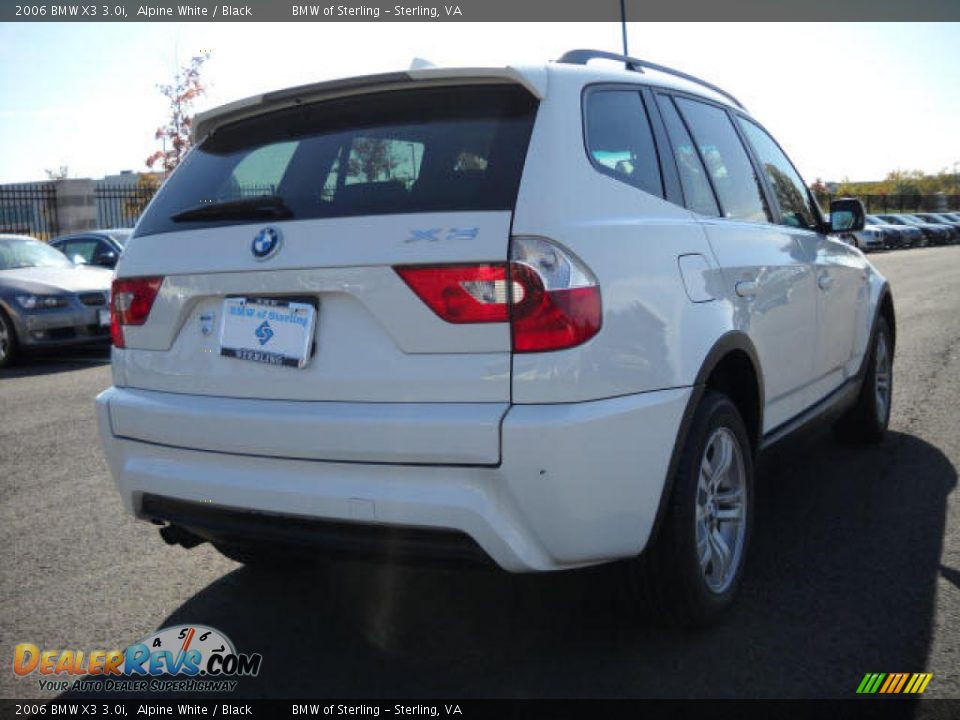 2006 BMW X3 3.0i Alpine White / Black Photo #5