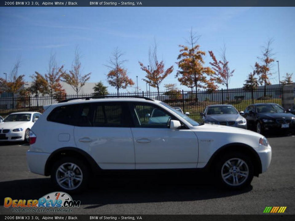 2006 BMW X3 3.0i Alpine White / Black Photo #6
