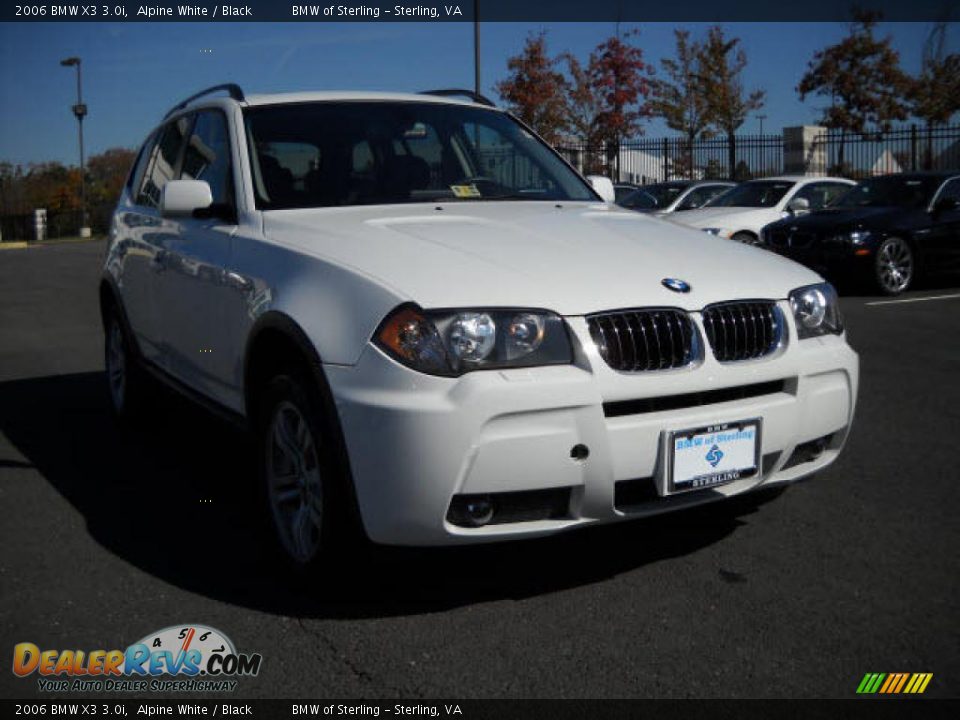 2006 BMW X3 3.0i Alpine White / Black Photo #7
