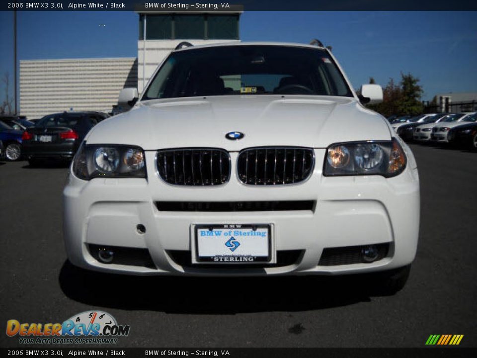 2006 BMW X3 3.0i Alpine White / Black Photo #8