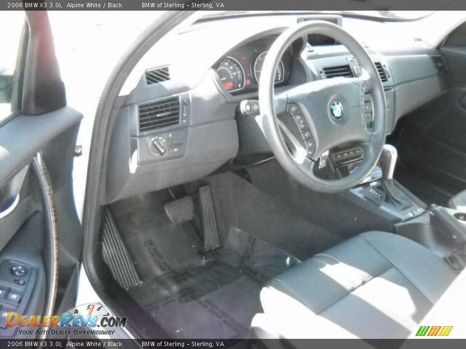 2006 BMW X3 3.0i Alpine White / Black Photo #9