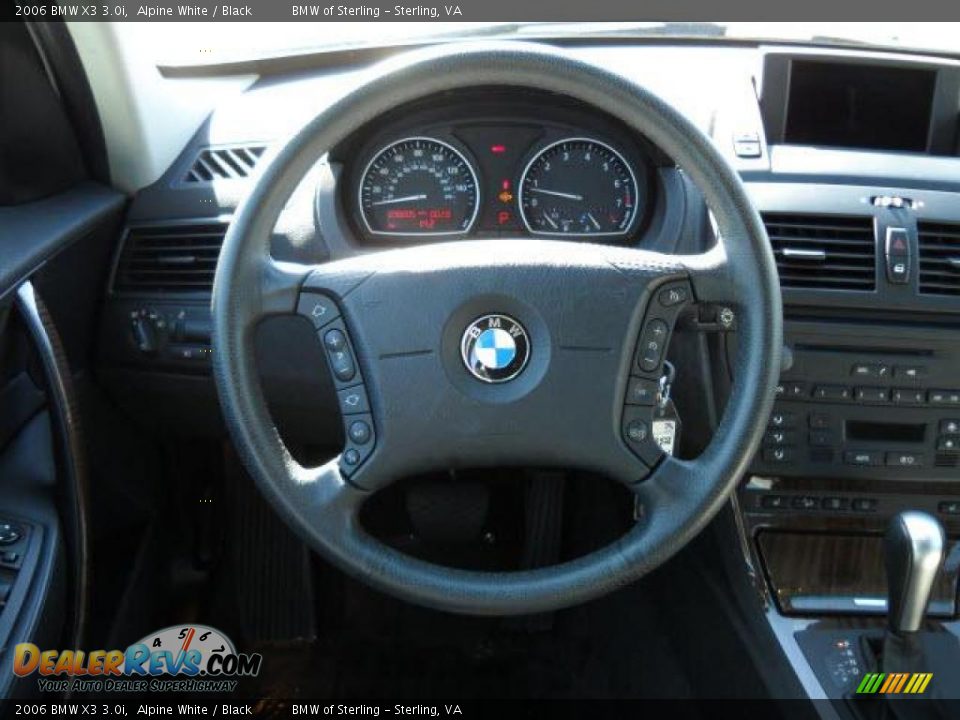 2006 BMW X3 3.0i Alpine White / Black Photo #10