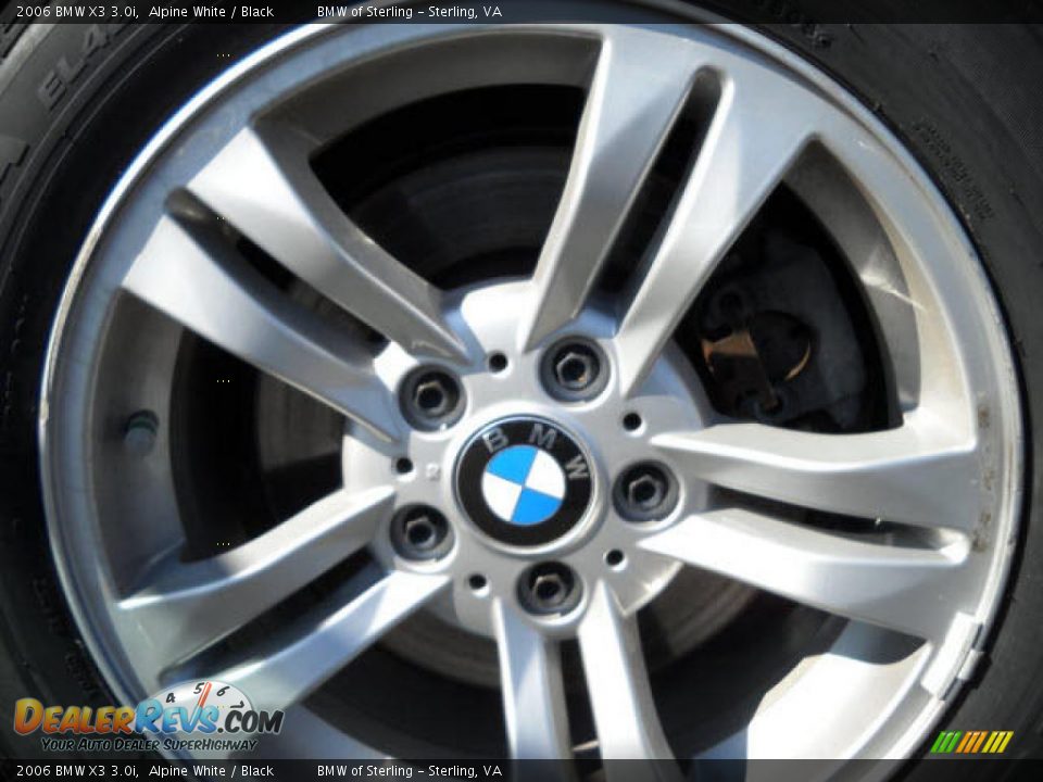 2006 BMW X3 3.0i Alpine White / Black Photo #15