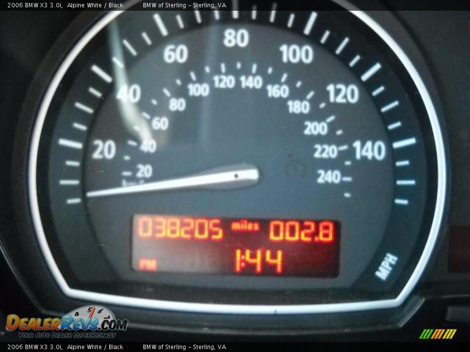 2006 BMW X3 3.0i Alpine White / Black Photo #16