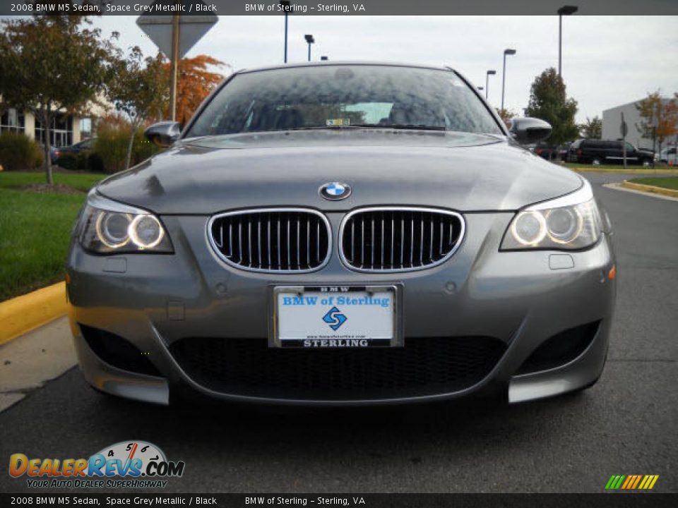 2008 BMW M5 Sedan Space Grey Metallic / Black Photo #8