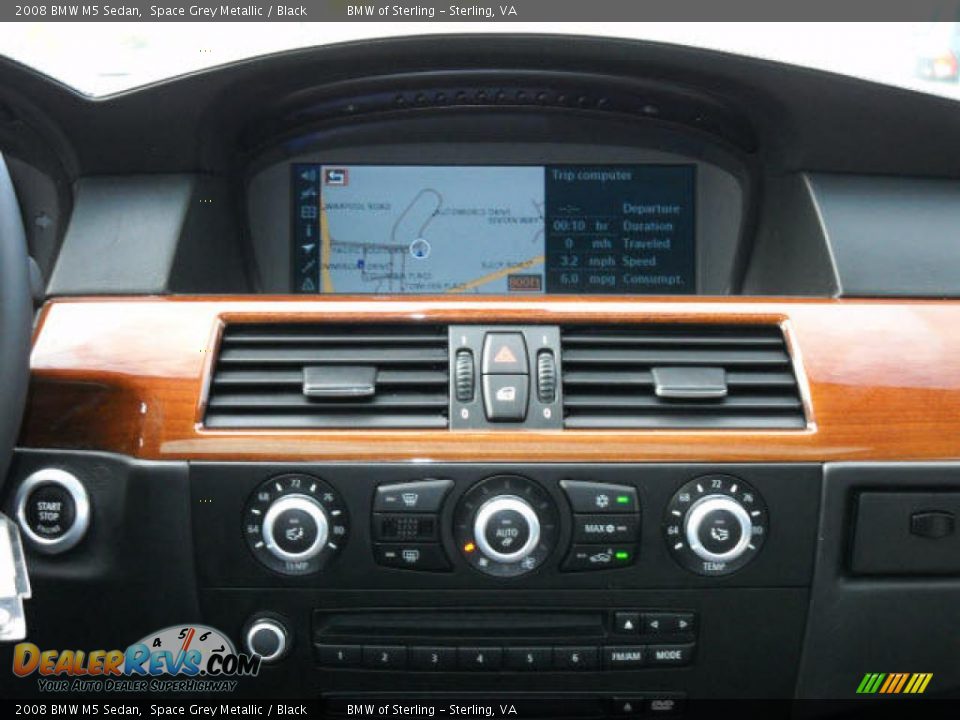 2008 BMW M5 Sedan Space Grey Metallic / Black Photo #11