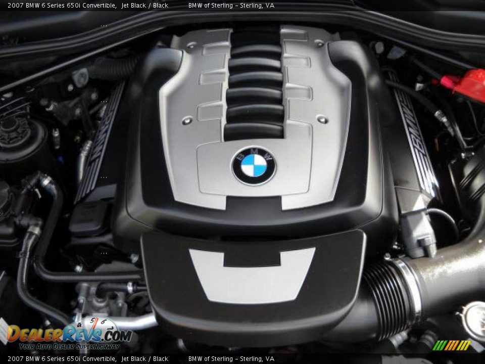 2007 BMW 6 Series 650i Convertible Jet Black / Black Photo #13