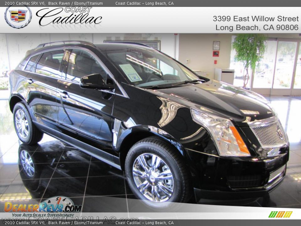 2010 Cadillac SRX V6 Black Raven / Ebony/Titanium Photo #1