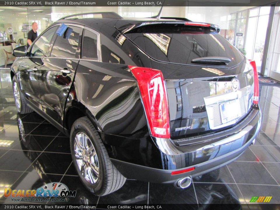 2010 Cadillac SRX V6 Black Raven / Ebony/Titanium Photo #7