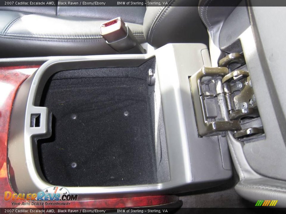 2007 Cadillac Escalade AWD Black Raven / Ebony/Ebony Photo #11
