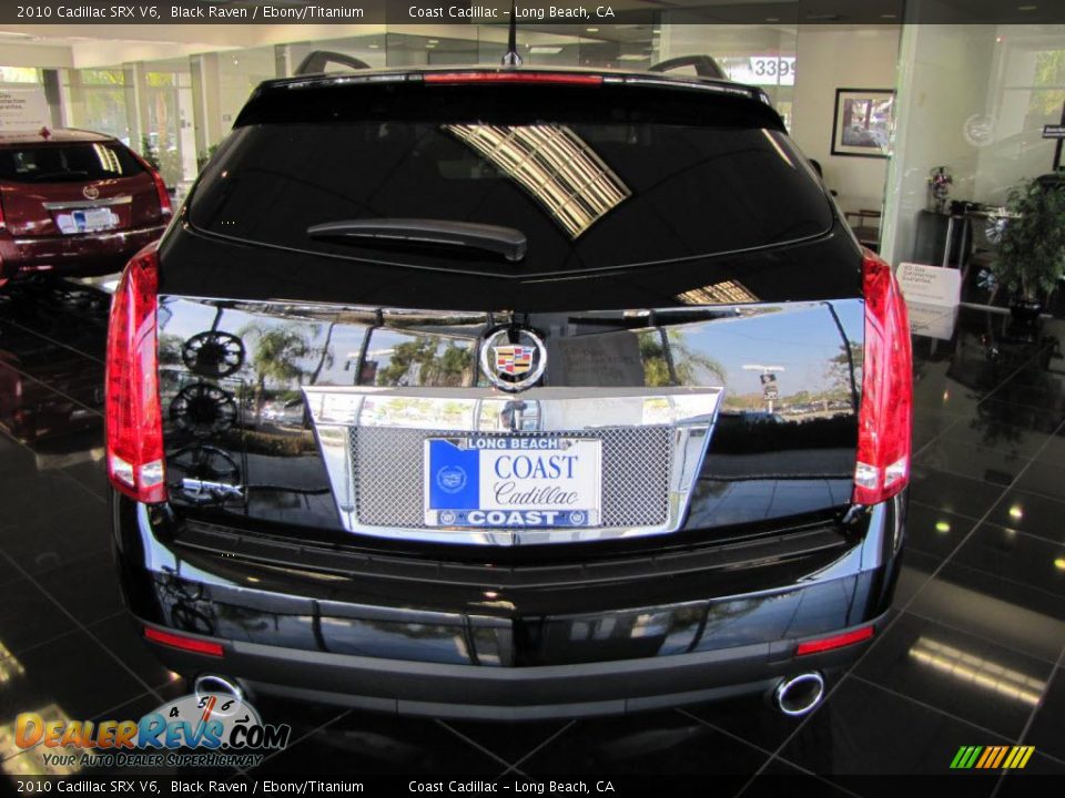 2010 Cadillac SRX V6 Black Raven / Ebony/Titanium Photo #8