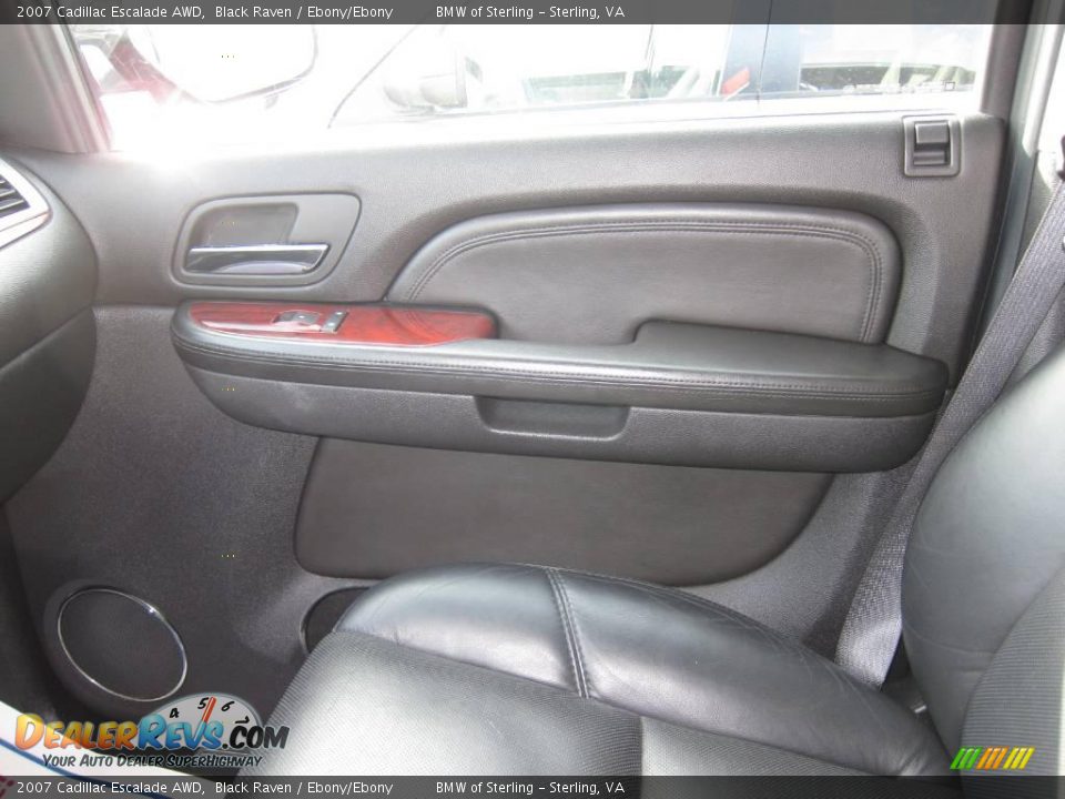 2007 Cadillac Escalade AWD Black Raven / Ebony/Ebony Photo #13
