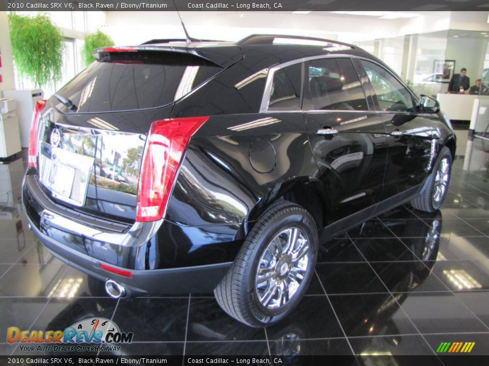 2010 Cadillac SRX V6 Black Raven / Ebony/Titanium Photo #9