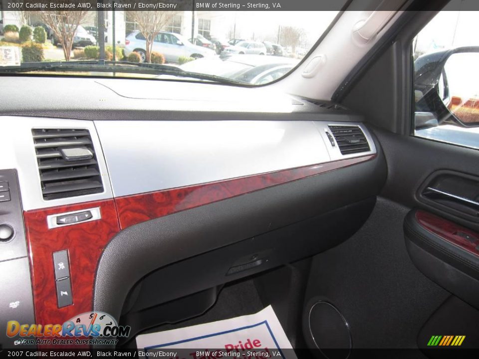 2007 Cadillac Escalade AWD Black Raven / Ebony/Ebony Photo #14