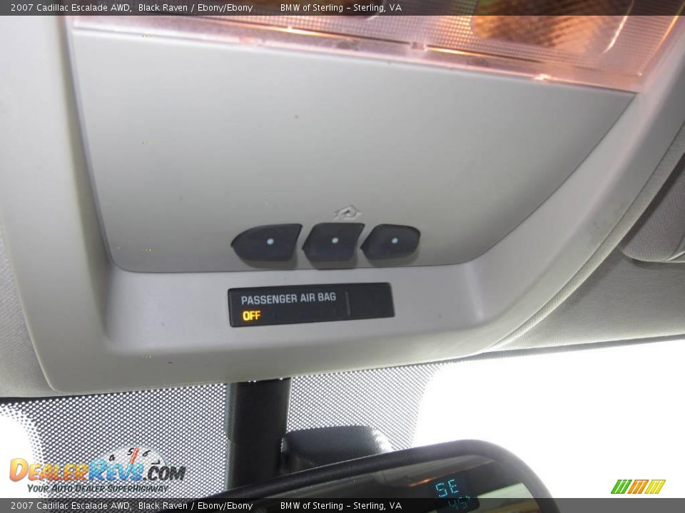 2007 Cadillac Escalade AWD Black Raven / Ebony/Ebony Photo #15