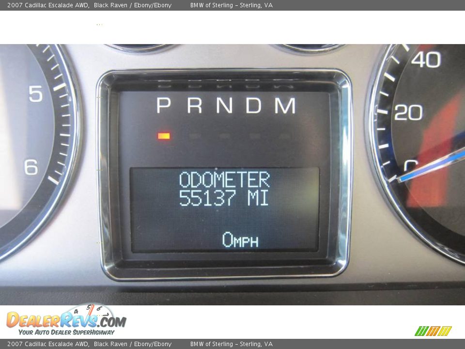 2007 Cadillac Escalade AWD Black Raven / Ebony/Ebony Photo #17