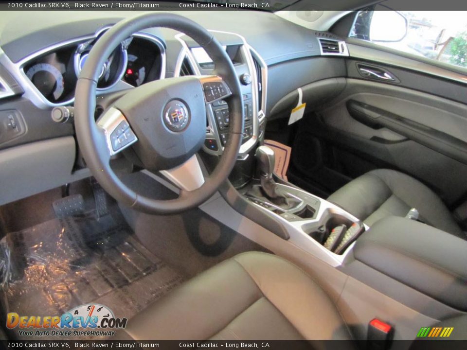 2010 Cadillac SRX V6 Black Raven / Ebony/Titanium Photo #14