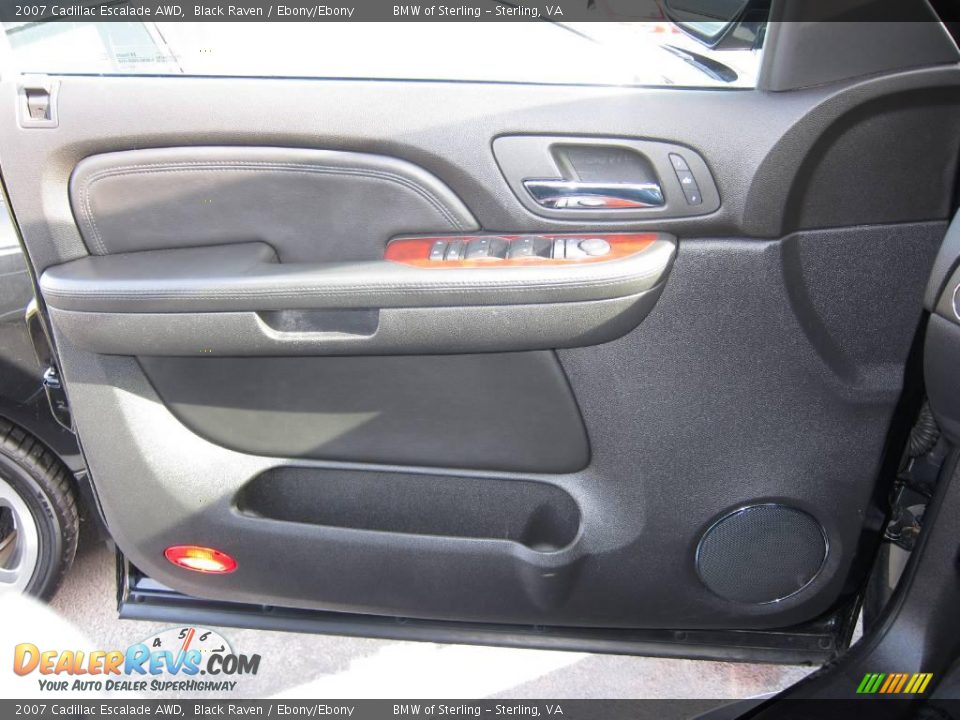 2007 Cadillac Escalade AWD Black Raven / Ebony/Ebony Photo #20
