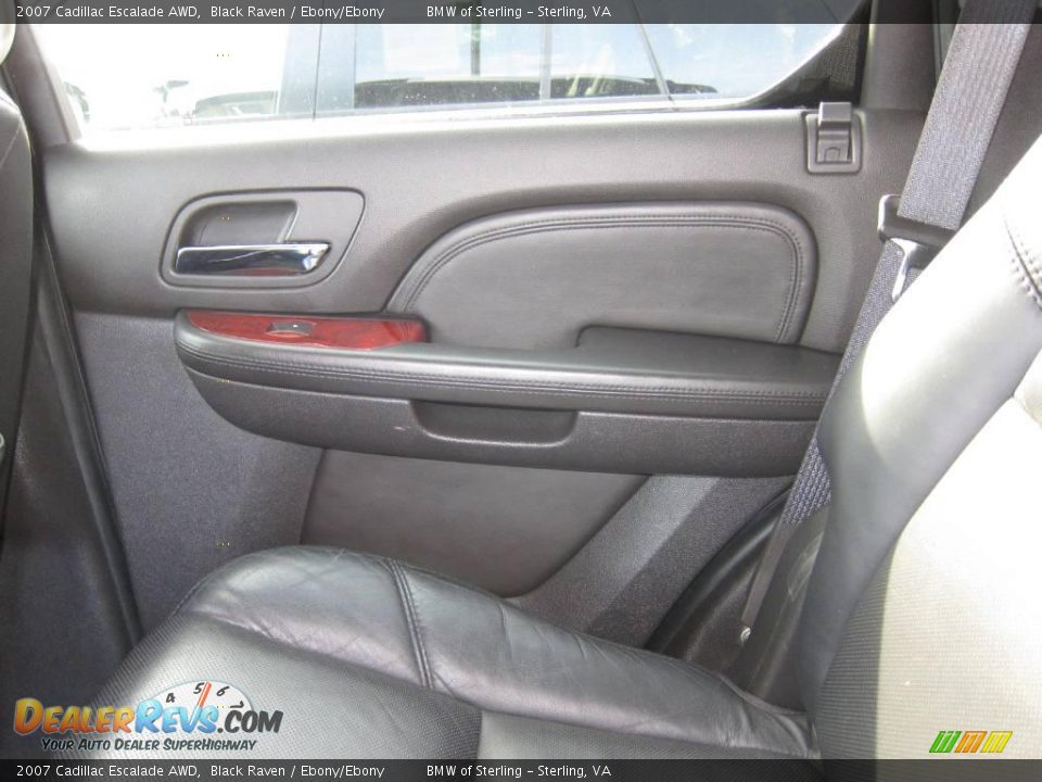 2007 Cadillac Escalade AWD Black Raven / Ebony/Ebony Photo #26
