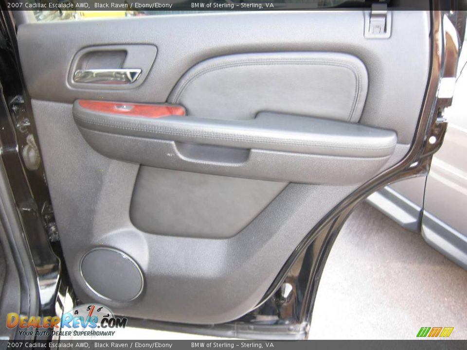 2007 Cadillac Escalade AWD Black Raven / Ebony/Ebony Photo #29