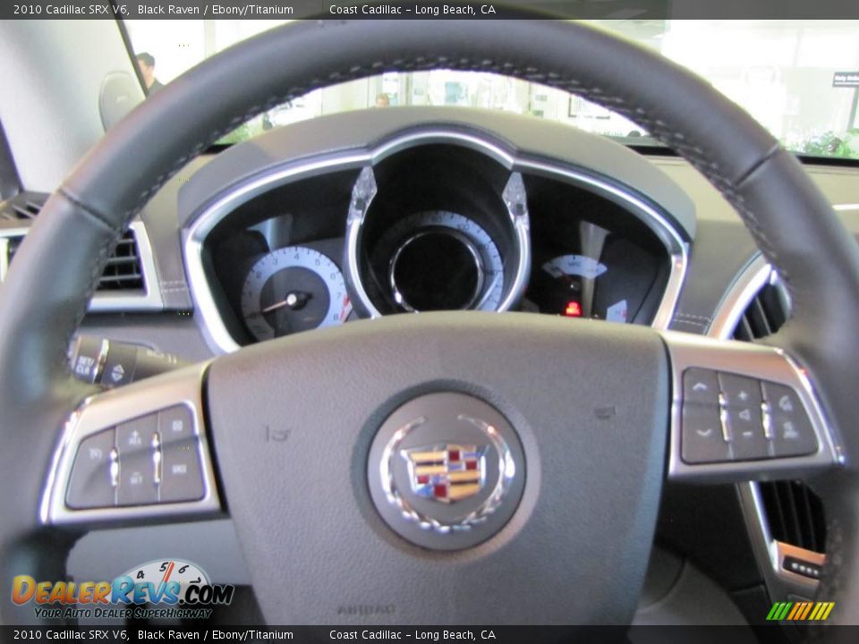2010 Cadillac SRX V6 Black Raven / Ebony/Titanium Photo #28
