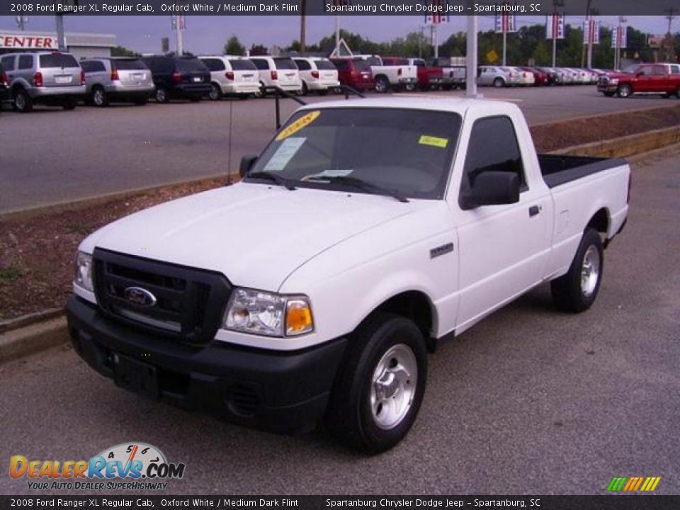 2008 Ford Ranger XL Regular Cab Oxford White / Medium Dark Flint Photo #1