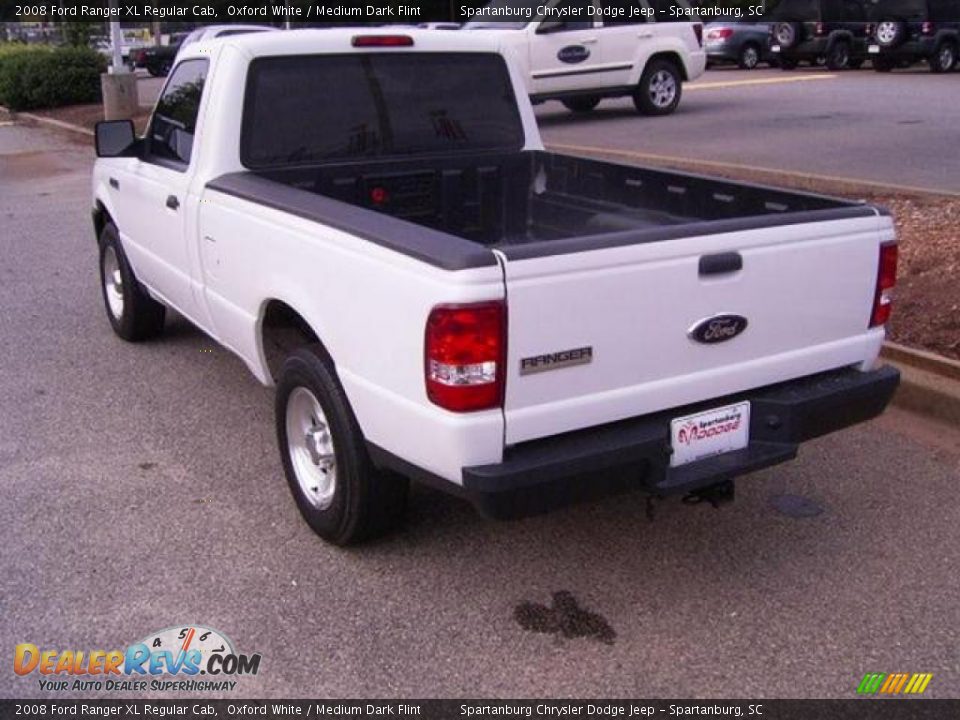 2008 Ford Ranger XL Regular Cab Oxford White / Medium Dark Flint Photo #2
