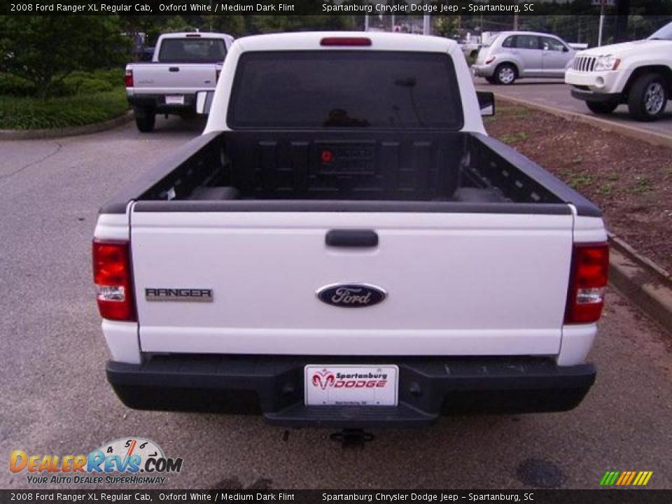 2008 Ford Ranger XL Regular Cab Oxford White / Medium Dark Flint Photo #3