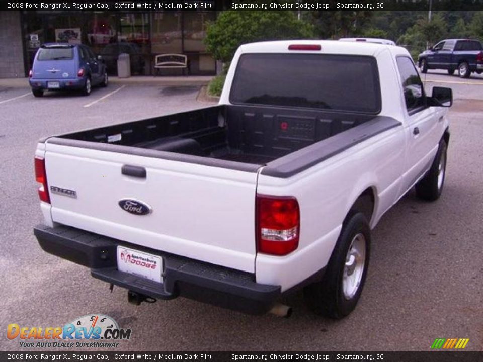 2008 Ford Ranger XL Regular Cab Oxford White / Medium Dark Flint Photo #4