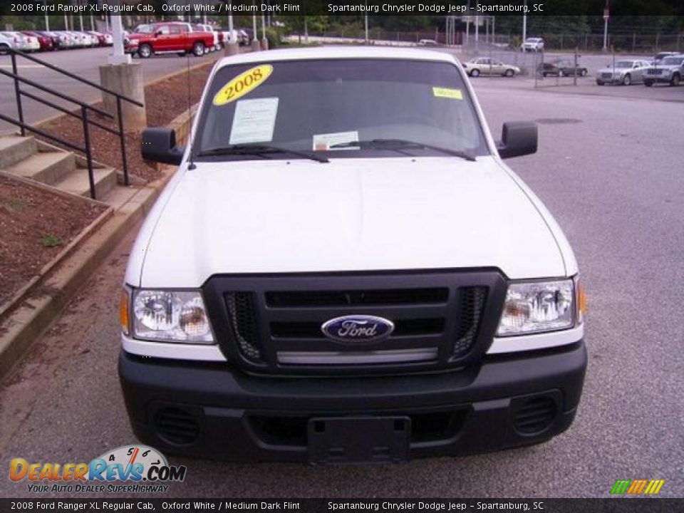 2008 Ford Ranger XL Regular Cab Oxford White / Medium Dark Flint Photo #6