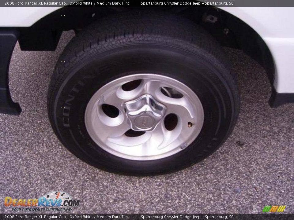 2008 Ford Ranger XL Regular Cab Oxford White / Medium Dark Flint Photo #7