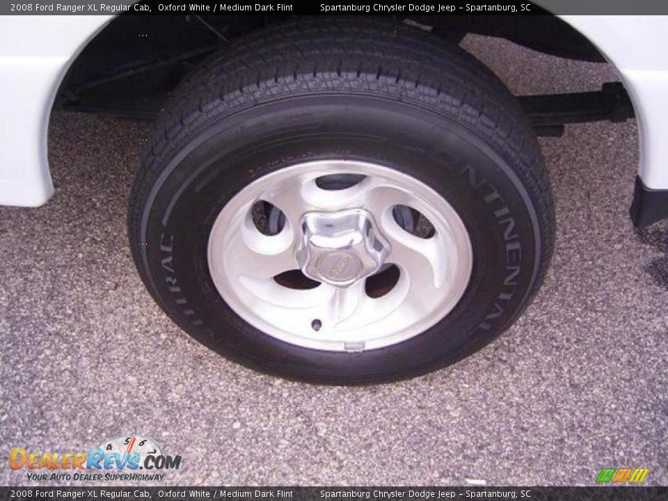 2008 Ford Ranger XL Regular Cab Oxford White / Medium Dark Flint Photo #9