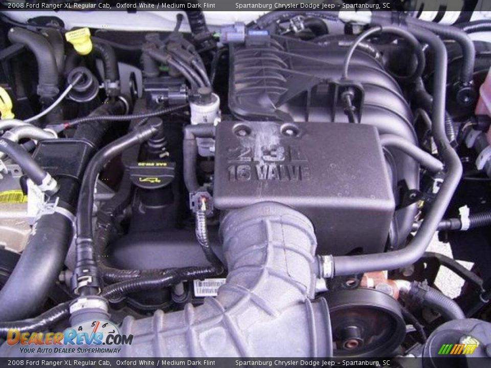 2008 Ford Ranger XL Regular Cab Oxford White / Medium Dark Flint Photo #15