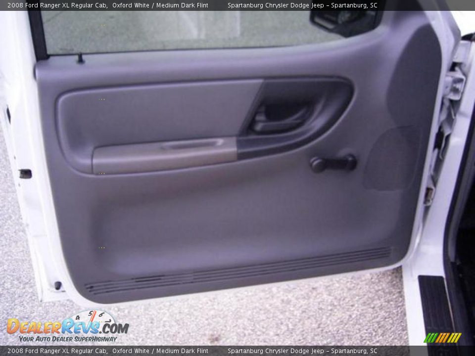 2008 Ford Ranger XL Regular Cab Oxford White / Medium Dark Flint Photo #16