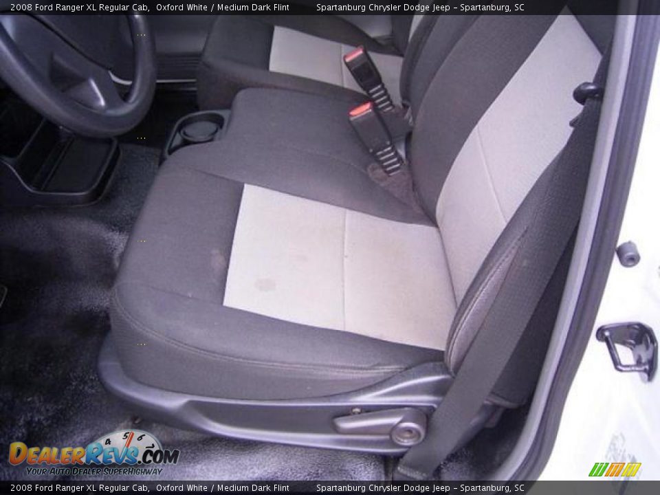 2008 Ford Ranger XL Regular Cab Oxford White / Medium Dark Flint Photo #17