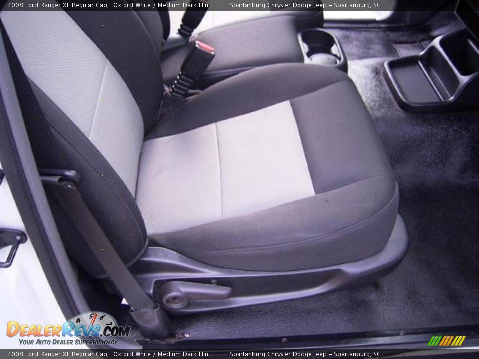 2008 Ford Ranger XL Regular Cab Oxford White / Medium Dark Flint Photo #20