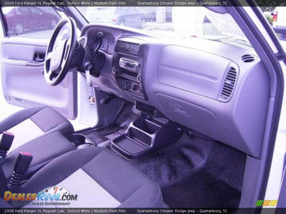 2008 Ford Ranger XL Regular Cab Oxford White / Medium Dark Flint Photo #21