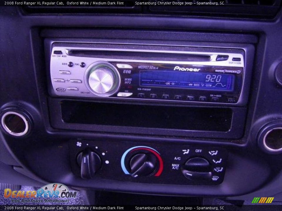 2008 Ford Ranger XL Regular Cab Oxford White / Medium Dark Flint Photo #24