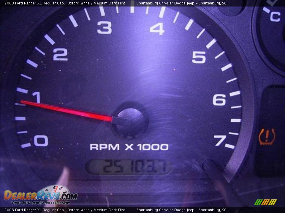 2008 Ford Ranger XL Regular Cab Oxford White / Medium Dark Flint Photo #25