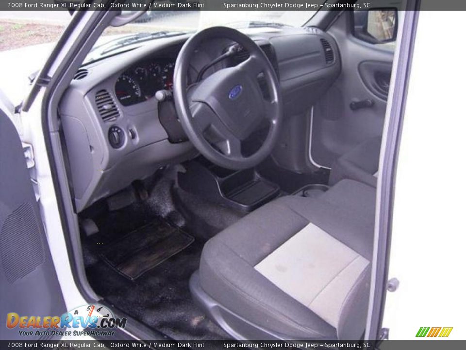 2008 Ford Ranger XL Regular Cab Oxford White / Medium Dark Flint Photo #26