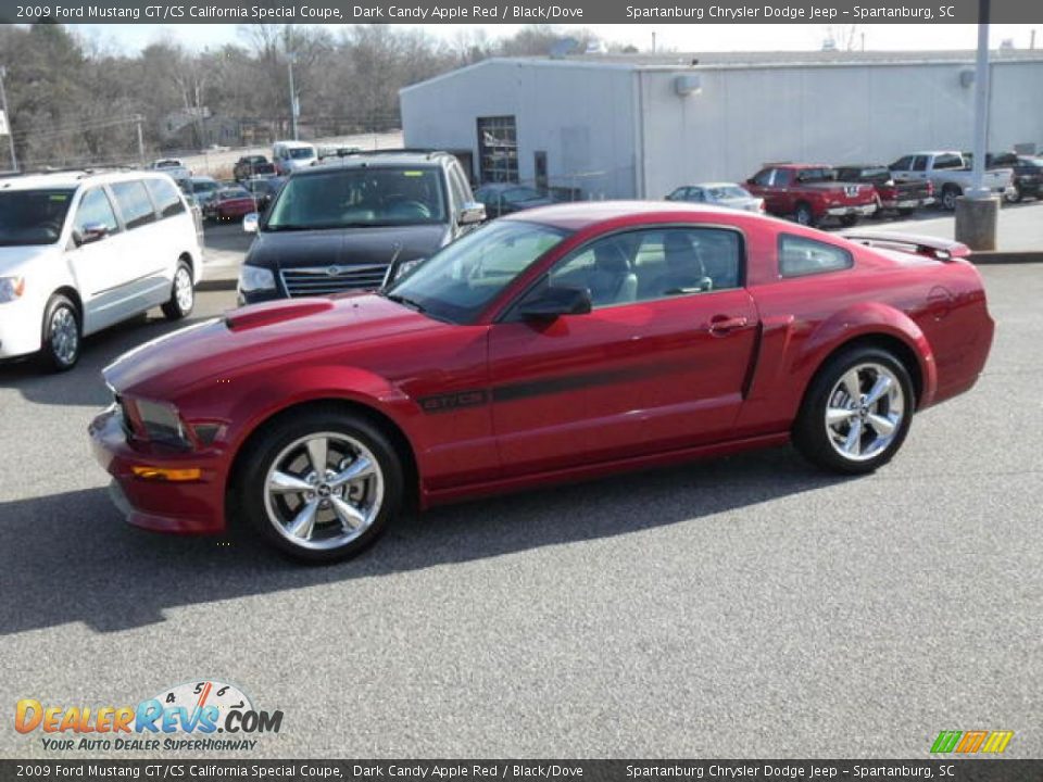 2009 Ford Mustang GT/CS California Special Coupe Dark Candy Apple Red / Black/Dove Photo #1
