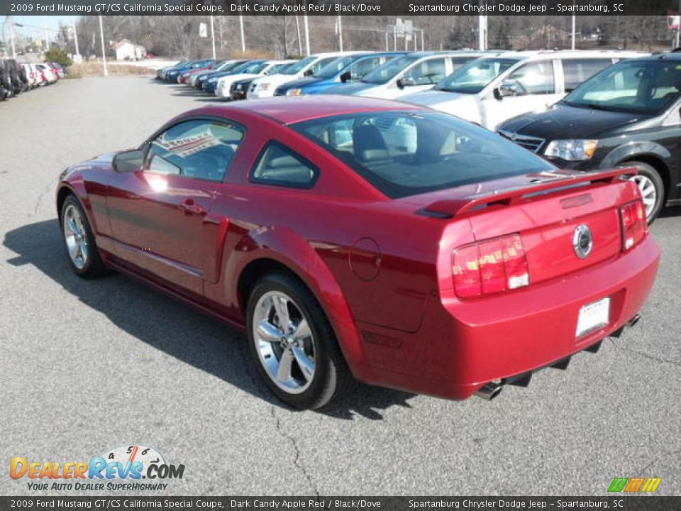 2009 Ford Mustang GT/CS California Special Coupe Dark Candy Apple Red / Black/Dove Photo #2