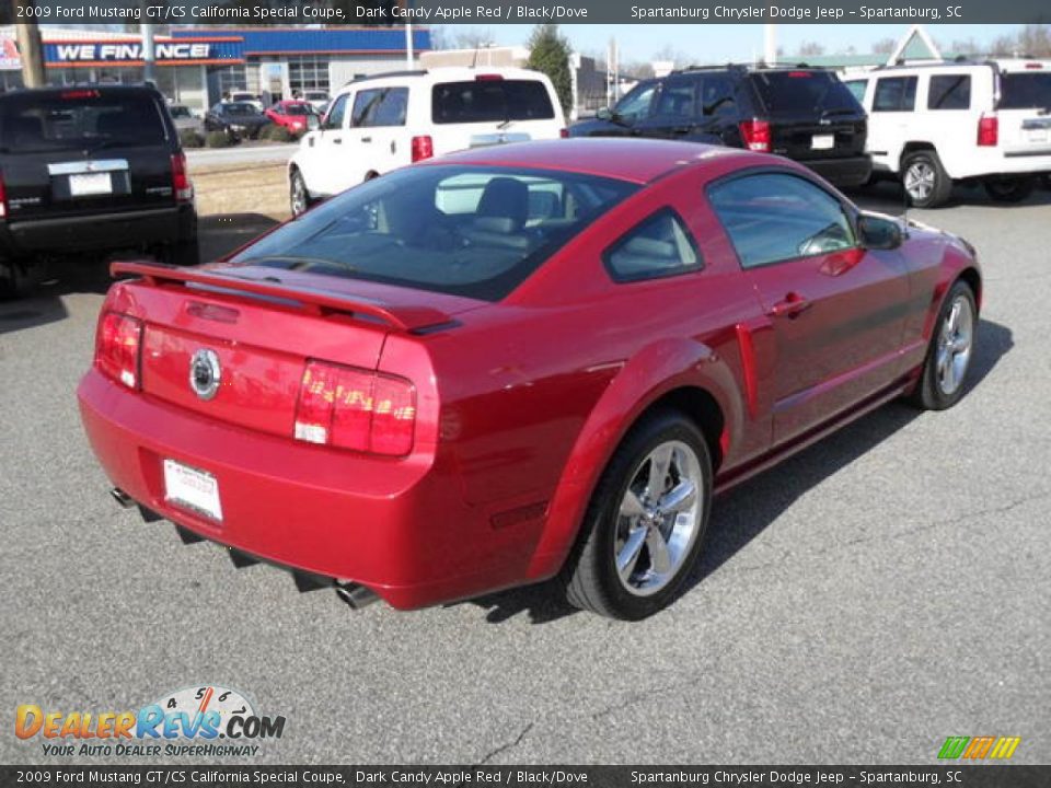 2009 Ford Mustang GT/CS California Special Coupe Dark Candy Apple Red / Black/Dove Photo #4