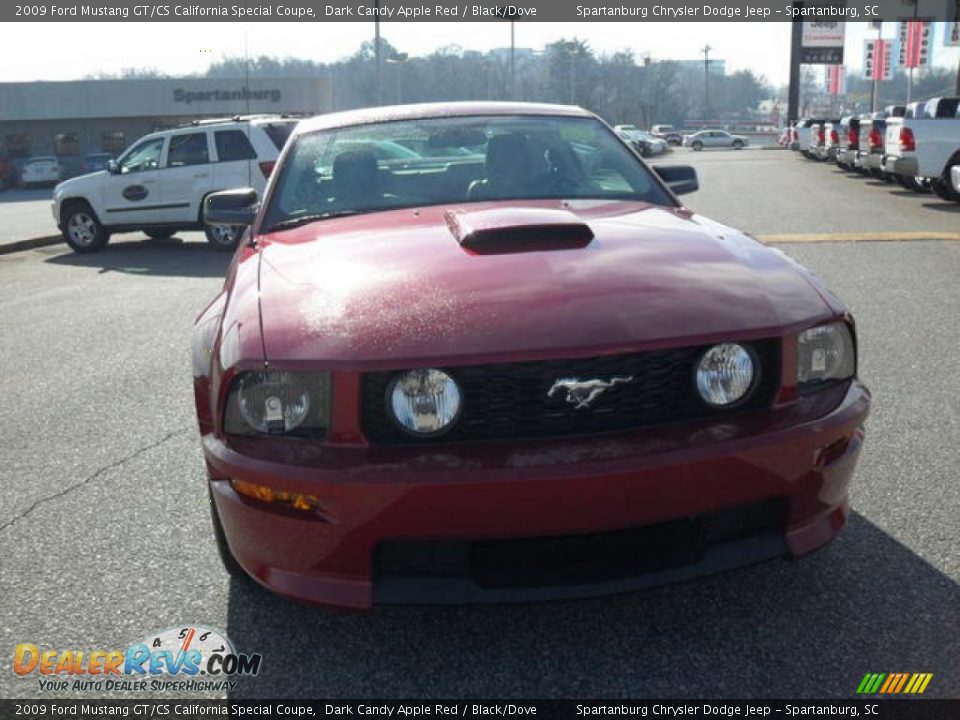 2009 Ford Mustang GT/CS California Special Coupe Dark Candy Apple Red / Black/Dove Photo #6