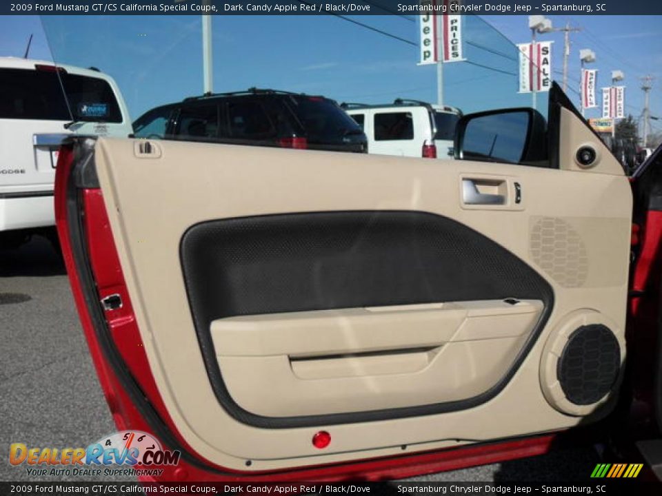 2009 Ford Mustang GT/CS California Special Coupe Dark Candy Apple Red / Black/Dove Photo #7
