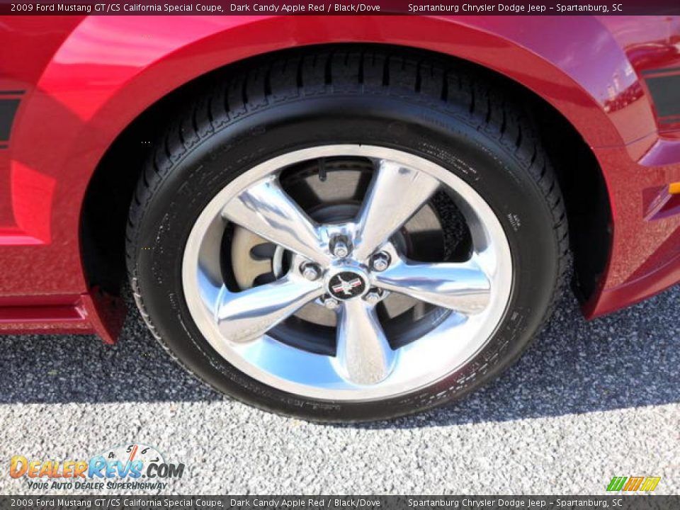2009 Ford Mustang GT/CS California Special Coupe Dark Candy Apple Red / Black/Dove Photo #17