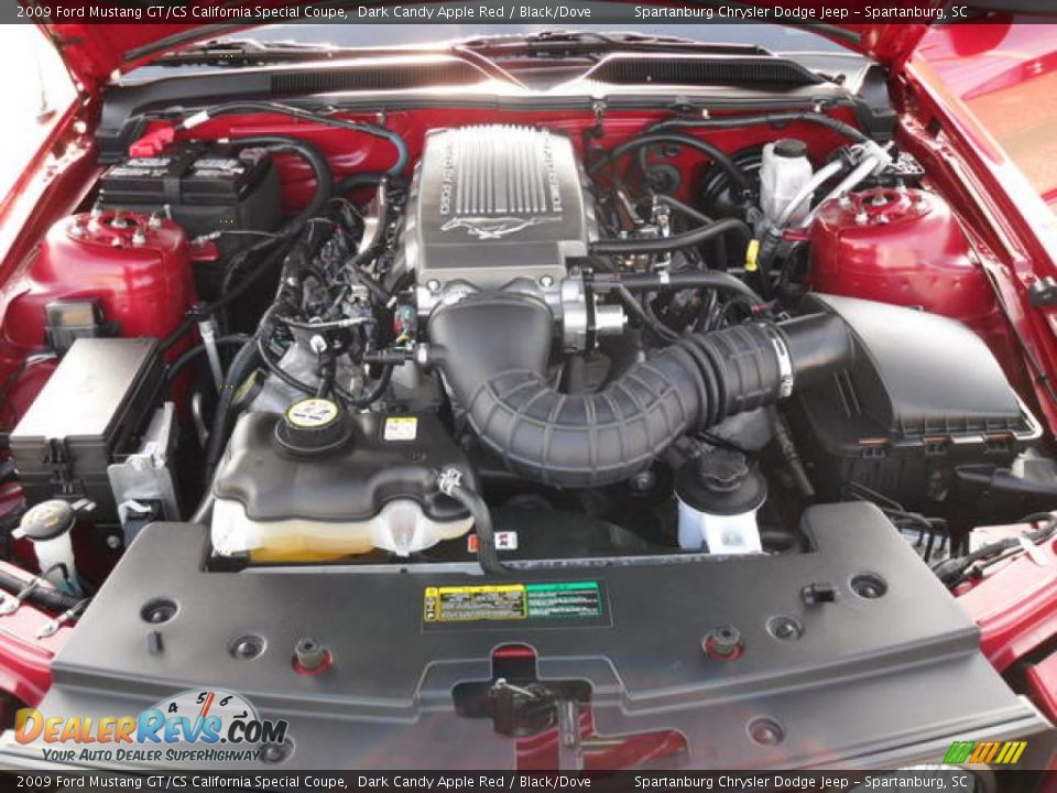 2009 Ford Mustang GT/CS California Special Coupe Dark Candy Apple Red / Black/Dove Photo #19